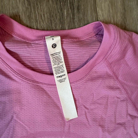 Lululemon Athletica Orchid Long Sleeve Top - Picture 2 of 5